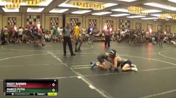108 lbs Finals (8 Team) - Nicky Barber, BlueWave 3 vs Marco Futia, BlueWave 2