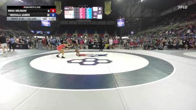 125 lbs Champ. Rd Of 32 - Nesa Selmani, IA vs Me'kala James, CA