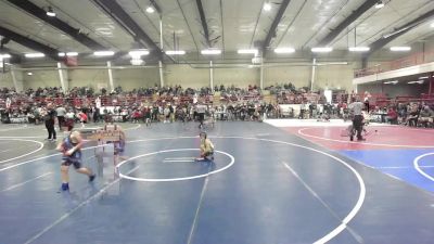 100 lbs Rr Rnd 2 - Aaron Myers, Saguache Wolves vs Mikah Oldman, Roughneck