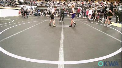 67 lbs Semifinal - Myles Huddleston, Chickasha Youth Wrestling vs Tucker Mcglamery, Shelton Wrestling Academy