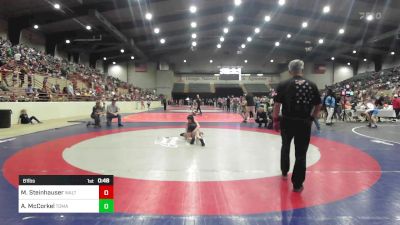 81 lbs Consi Of 8 #2 - Mason Steinhauser, Walton Takedown Club vs Aiden McCorkel, Tomahawk Wrestling Club