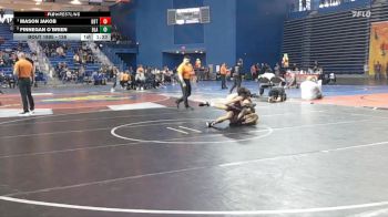 126 lbs Semifinal - Mason Jakob, Dobyns Bennett vs Finnegan O`Brien, Blair Academy