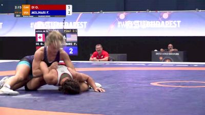 68 kg Bronze - Forrest Molinari, USA vs Olivia Di Bacco, CAN