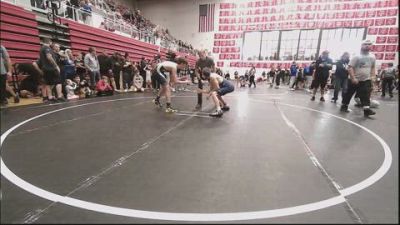 106 lbs Round Of 16 - Hunter Lugo, Liberty Warrior Wrestling Club vs Leeland Dile, Kingfisher YellowJackets