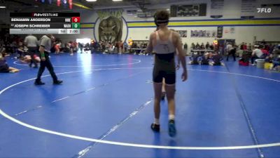 106 lbs Quarterfinal - Joseph Schreiber, Washington vs Benjamin Anderson, Independence