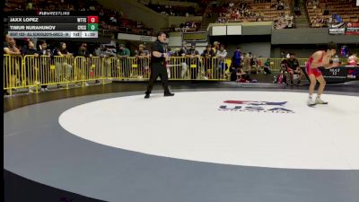 Cons. Round 1 - Jaxx Lopez, World Team Training Center vs Timur Nurahunov, Community Youth Center - Concord Campus Wrestling
