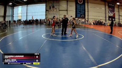 75 lbs Rd# 7- 9:00am Saturday - Julianna LaSavage, POWA vs Alexa Hegg, Maryland Gold