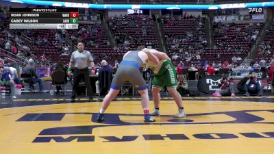 285 lbs First Round - Noah Johnson, Warrior Run vs Casey Wilson, Laurel