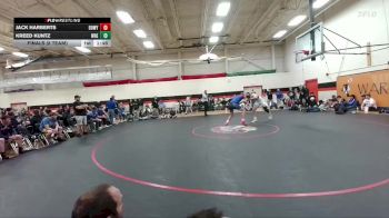 215 lbs Finals (8 Team) - Jack Harberts, DouglasWY vs Kreed Kuntz, Wheatland