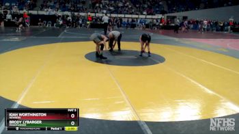 6A-106 lbs Champ. Round 2 - Kiah Worthington, Newberg vs Brody Lybarger, Mountainside