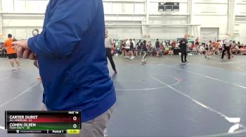 160 lbs Quarterfinals (8 Team) - Carter Durst, All American vs Cohen Olsen, Team Shutt