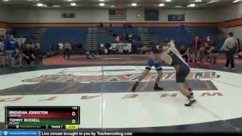 125 lbs Semifinal - Tommy Russell, Millikin vs Brendan Johnston, Wheaton