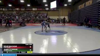 105 lbs Cons. Semi - Rylee Balcazar, Fort Lupton vs Isabella Smouse, Riverdale Ridge