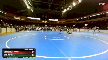 120 lbs Champ. Round 3 - Shamaree Hasan, Williams Field vs Ace Pedro, Tempe High School