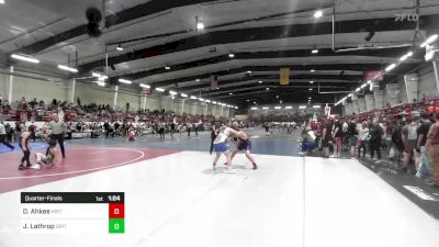 190 lbs Quarterfinal - Darius Ahkee, Kirtland Broncos vs Jaxson Lathrop, GRIT Athletics WC