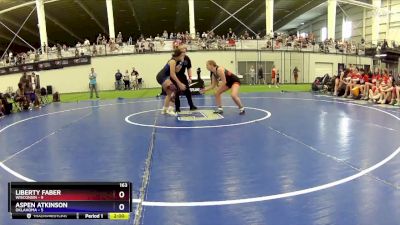 163 lbs Round 2 (8 Team) - Liberty Faber, Wisconsin vs Aspen Atkinson, Oklahoma