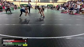 150 lbs Champ. Round 1 - Richard Massey, Caravel Academy vs Rayan Kashif, Wilmington Friends H S