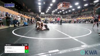 80/84 lbs Rr Rnd 1 - Breckin Wilson, F-5 Grappling vs Forrest Williams, Norman North