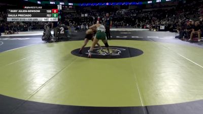 130 lbs Round Of 32 - Ruby Julien-Newsom, Torrey Pines (SD) vs Dalila Preciado, Poly/Long Beach (SS)