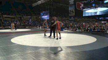 132 lbs Rnd Of 64 - Isis France, Arizona vs Kaitlyn Worthley, Utah