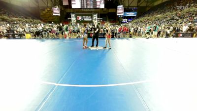 110 lbs Cons 64 #2 - Kaylin Taylor, MT vs Valeria Moreno, AR