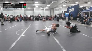 120 lbs Round 7 (10 Team) - Dominic Esposito, Maryland Mallets vs Ezra Henning, Rocket Rams