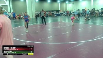 105 lbs Round 3 (8 Team) - Cassie Mckeen, Team Iowa Beach Bums vs Irini Poka, South Dakota Heat