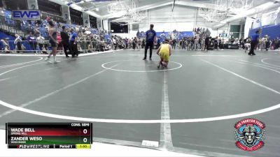 165 lbs Cons. Semi - Zander Weso, Wisconsin vs Wade Bell, Spring Hill