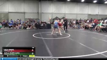 138 lbs Round 3 (8 Team) - Lilly Kinsel, Ohio Blue vs Kayla Husti-Luca, Pennsylvania Blue