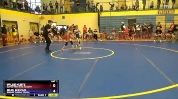 77 lbs Round 1 - Willie Kurtz, SlyFox Wrestling Academy vs Beau Blevins, Wichita Training Center