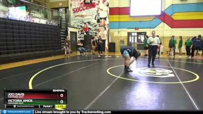 235 lbs Semifinal - Joci Davis, Cheyenne East vs Victoria Amick, Cheyenne East