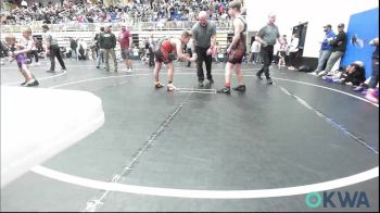 130 lbs Quarterfinal - Kayden Cleavinger, F-5 Grappling vs Travis Dupire, Eufaula Ironheads Wrestling Club