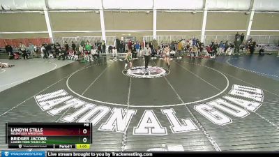 74 lbs Cons. Round 4 - Landyn Stills, Relentless Wrestling vs Bridger Jacobs, Lander Tiger Tough USA