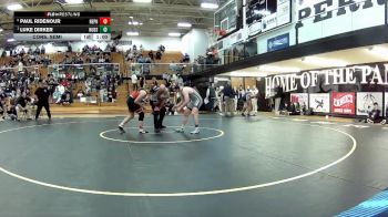 144 lbs Cons. Semi - Luke Dirker, Hudson vs Paul Ridenour, New Philadelphia