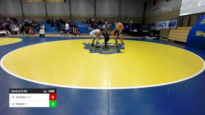 218 lbs Consi Of 8 #2 - Carson Gooley, Meridian (ID) vs Jonny Slaper, St. Edward (OH)