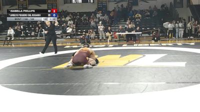 180 lbs Semifinal - Isabella Phillips, Gannon University vs Jurelys Peguero Del Rosario, Ursinus