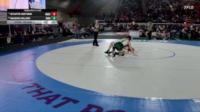 5A 138 lbs Cons. Round 1 - Mason Hillier, Bonneville vs Wyatte Boyden, Mountain Home