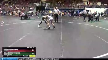 80 lbs Round 2 - Ayden Bergman, DC Elite vs Isaac Hermanson, X Factor Elite