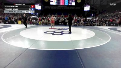 120 lbs Champ. Rd Of 128 - Jackson Olson, IL vs Thunder Beard, PA