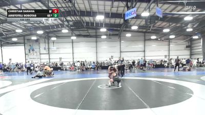 132 lbs Rr Rnd 1 - Christian Saravia, MF Army Orange - HSB vs Aristoteli Bobotas, 4M Power - HSB