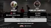 Cem Kazaz vs Craig Fowler Campbell 2024 ADCC Niagara Open