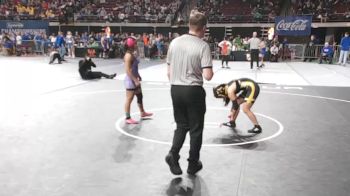 G 120 lbs Champ. Round 1 - Lynette Elizondo, South Beauregard Girls vs Trang Ly, Haynes Academy Girls