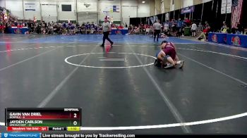 145 lbs Semis & 1st Wrestleback (8 Team) - Gavin Van Driel, Norfolk vs Jayden Carlson, Lincoln East