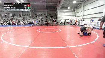 160 lbs Rr Rnd 3 - Nate Acosta, Kempsville Wrestling Club vs Spencer Shively, The Fort Hammers Maroon