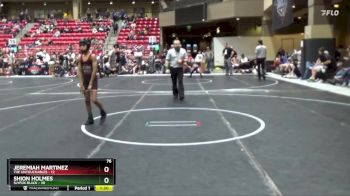 76 lbs Round 5 (6 Team) - Shion Holmes, SlyFox Black vs Jeremiah Martinez, The Untouchables