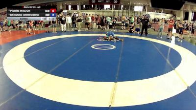 165 lbs Semis - Pierre Walton, East St. Louis Wrestling Club vs Bronson Hertenstein, Beast Mode Wrestling