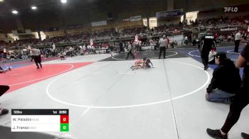 58 lbs Quarterfinal - Weston Paladini, Black Fox Wrestling Academy vs Julisa Franco, Colorado Bad Boys