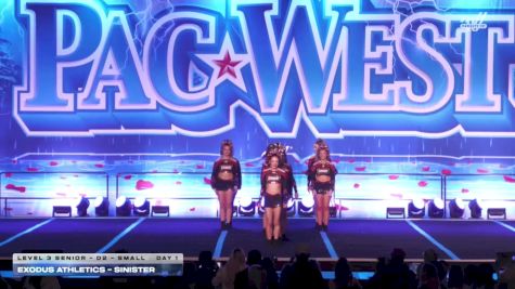 Exodus Athletics - Sinister [2026 L3 Senior - D2 - Small Day 1] 2026 PacWest Grand Nationals