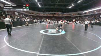 5A 175 lbs Cons. Round 2 - Eddie Lopez, Carlsbad vs Aleister Orona, Volcano Vista