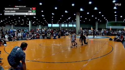 45 lbs Round 5 (8 Team) - River Jones, Gulf Coast WC vs Matthew Baker, Team Arkansas